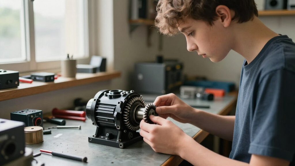 Show HN: I'm A 15 Year Old Wannabe Engineer, This Is A Cycloidal Gearbox I Built