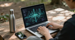 A Walkable ASCII Cyberpunk City In One HTML File [Video]