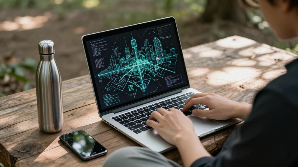 A Walkable ASCII Cyberpunk City In One HTML File [Video]
