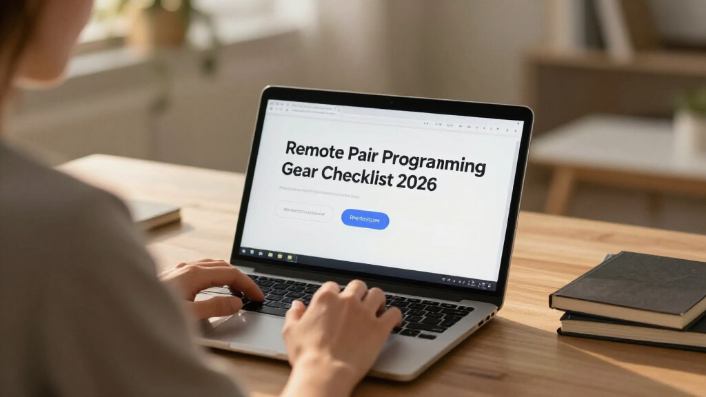 Remote Pair Programming Gear Checklist 2026