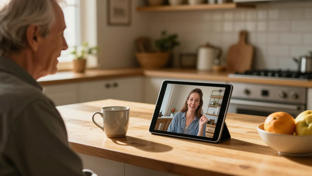 Aging In Place With Daily Calls And Family Connection